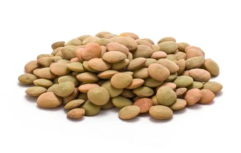 Lentils isolated Stock Photos