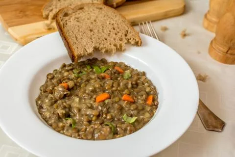 Lentils or lens Stock Photos