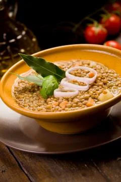 Lentils soup Stock Photos