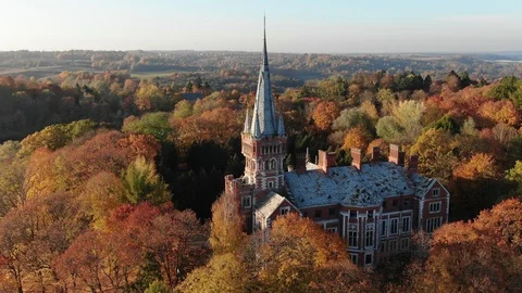Lentvaris Manor Stock Footage 96410927