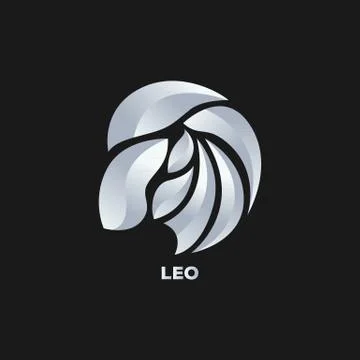 Leo logo vector Stock Illustration