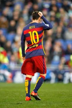Leo Messi of FC Barcelona Stock Photos