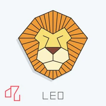 Leo sign Stock Illustration