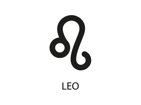 Leo Symbol of the Horoscope Illustrazione stock