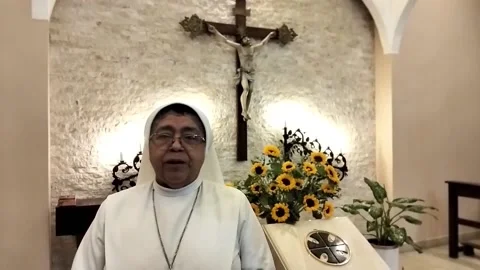Leo XIV will be "a pope of the people, for the people," says nun who took selfie 스톡 동영상 308738551
