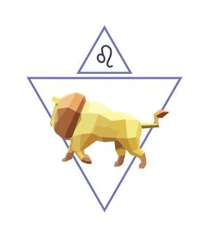Leo zodiac Stock Illustration