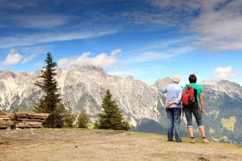 Leogang Foto stock