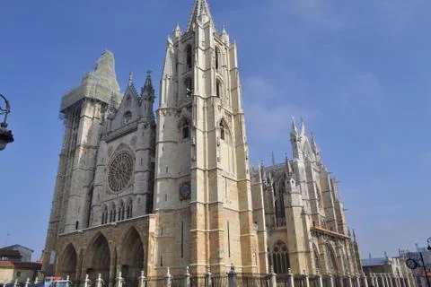 Leon Cathedral Stock Photos