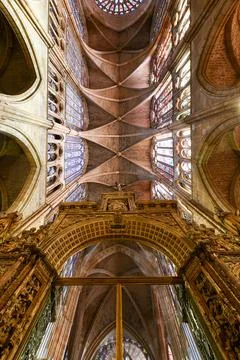Leon Cathedral - Spain Stock Photos