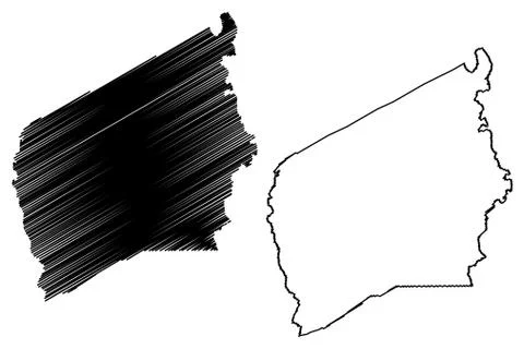 Leon County, Texas (Counties in Texas, United States of America,USA, U.S., US Stock Illustration