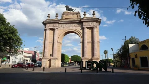Leon landmark 스톡 동영상 164456588