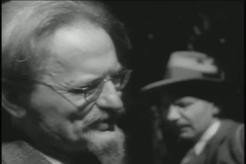 Leon Trotsky 1937 Russian revolutionary Stockbeeldmateriaal 87440379