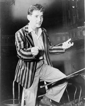 Leonard Bernstein 스톡 사진