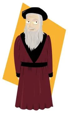 Leonardo da vinci Stock Illustration