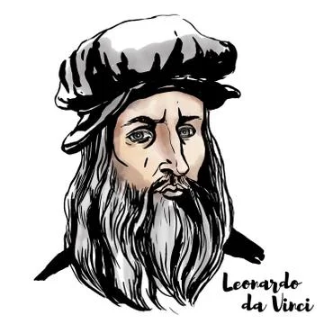 Leonardo da Vinci Stock Illustration