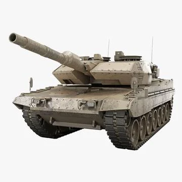 Leopard 2 Revolution 2A4 2 3D Model