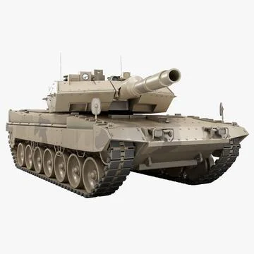 Leopard 2 Revolution 2A4 3D Model