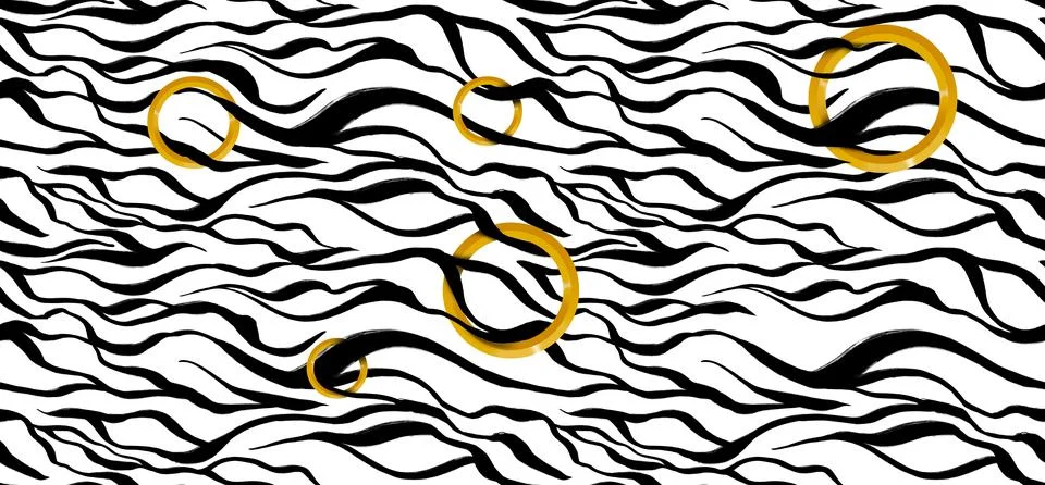 Leopard and zebra pattern design, illustration background. Stock Illustration