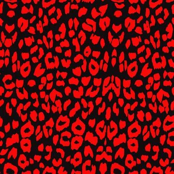 Leopard background. Seamless pattern. Cheetah Animal print. Stock Illustration