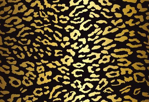 Leopard background. Seamless pattern. Cheetah Animal print. Stock Illustration