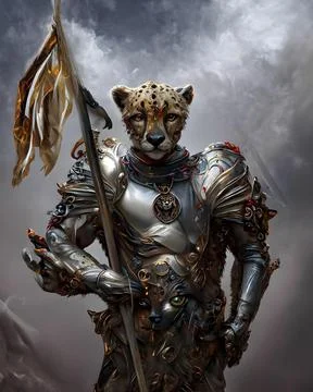 Leopard - Digital Art Stock Illustration