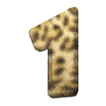 Leopard fur number 1 Stock Illustration