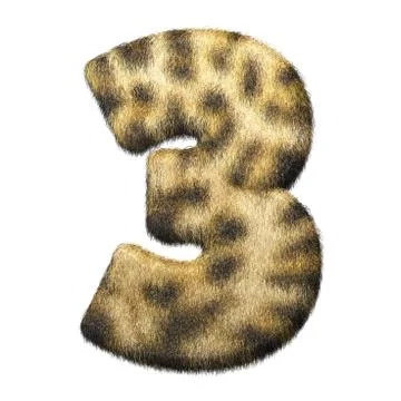 Leopard fur number 3 Stock Illustration