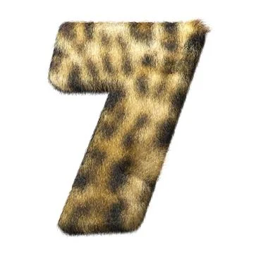 Leopard fur number 7 Stock Illustration