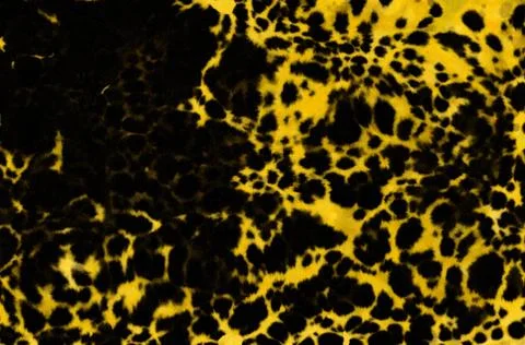 Leopard fur texture watercolor interior background Illustrazione stock
