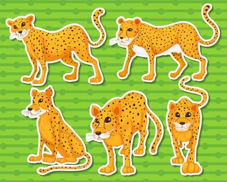 Leopard Stock Illustration