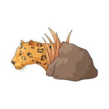 Leopard illustration Stock Illustration