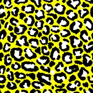Leopard imitation seamless pattern. Vector illustration Stock Illustration