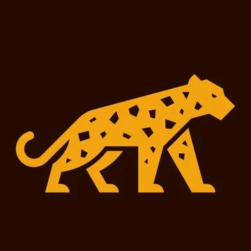 Leopard Logo Illustrazione stock