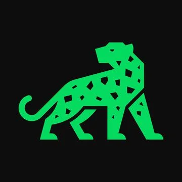 Leopard Logo 스톡 일러스트