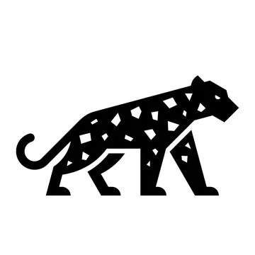 Leopard Logo 스톡 일러스트