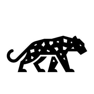 Leopard Logo 스톡 일러스트