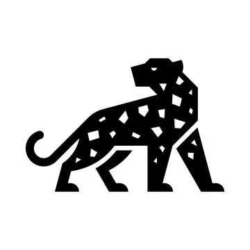 Leopard Logo 스톡 일러스트