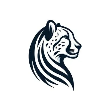 Leopard Mascot logo Stock Illustration