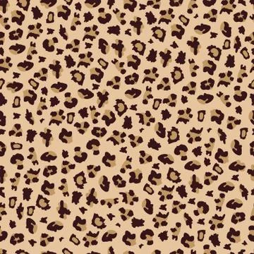Leopard or cheetah seamless pattern for prints and fashion vector illustration. Illustrazione stock