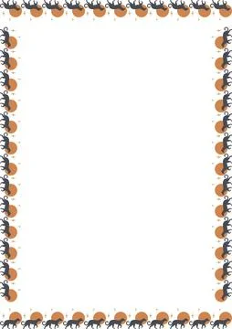Leopard or jaguar childish frame. Big cat banner with wild animal on white ba 스톡 일러스트
