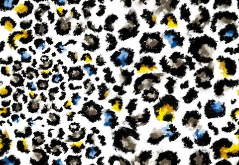 Leopard pattern design. Illustrazione stock