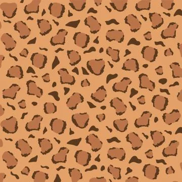 Leopard pattern design, jungle animal skin texture 스톡 일러스트