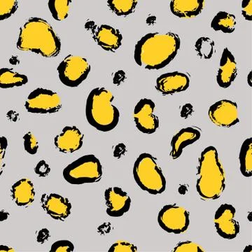 Leopard pattern design, vector illustration background Stock Illustration