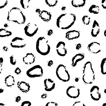 Leopard pattern design, vector illustration background Illustrazione stock