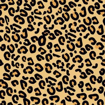 Leopard pattern design, vector illustration background eps 10 Illustrazione stock