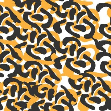 Leopard pattern design, vector illustration background. Stock Illustration