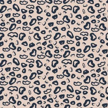 Leopard pattern design violet purple spots abstract seamless print. Illustrazione stock