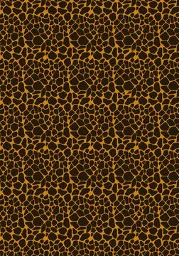 Leopard pattern, repeating background, vertical Stock Illustration
