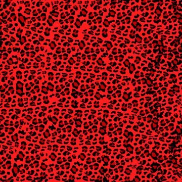 Leopard pattern. Seamless vector print. Realistic animal texture. Black and r Illustrazione stock