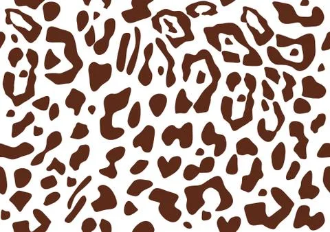 Leopard pattern texture repeating. Simple pattern, small and big dot for textile Stock Illustration